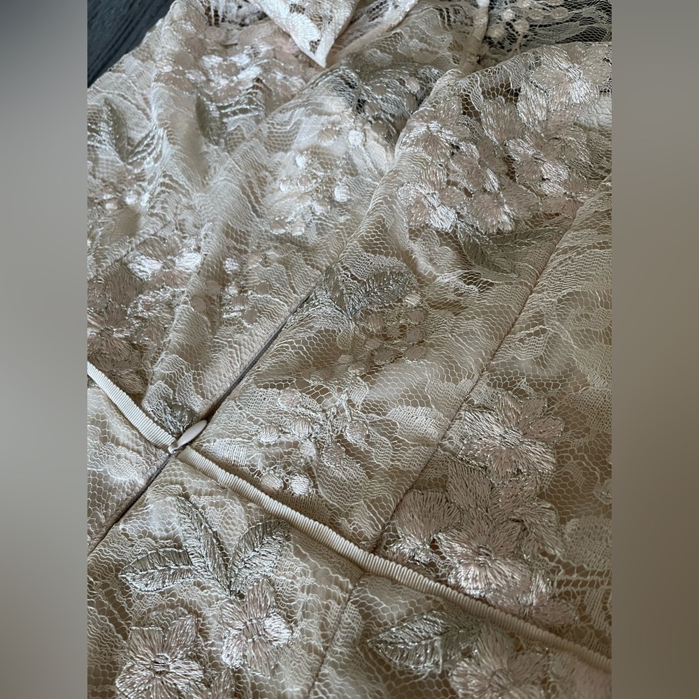 Lauren Ralph Cream Lace Dress - Picture 3 of 7